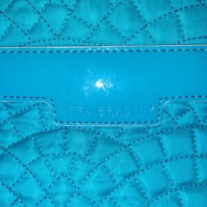 Vera Bradley Turquoise Quilted Clutch Bag